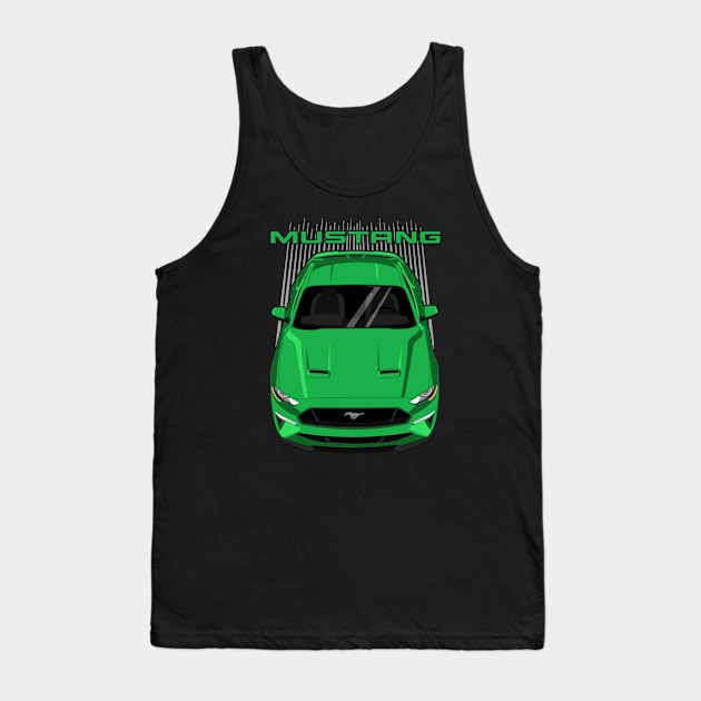 Mustang GT 2018 to 2019 - Green Tank Top by V8social